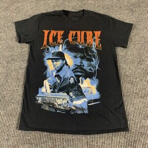Ice Cube T Shirt Mens Small Black Short Sleeve Modern Hip Hop‎ Rap Tee Cotton